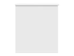 Caixa de arrumação 40x42x46 cm derivados de madeira branco PT725722