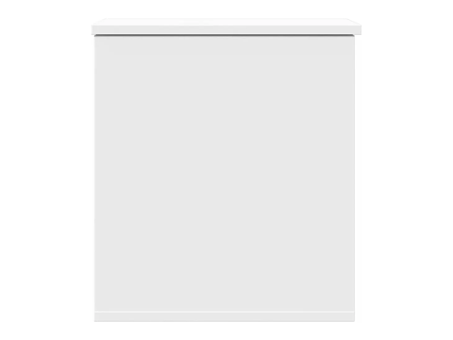 Caixa de arrumação 40x42x46 cm derivados de madeira branco PT725722