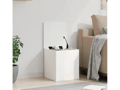 Caixa de arrumação 40x42x46 cm derivados de madeira branco PT725722