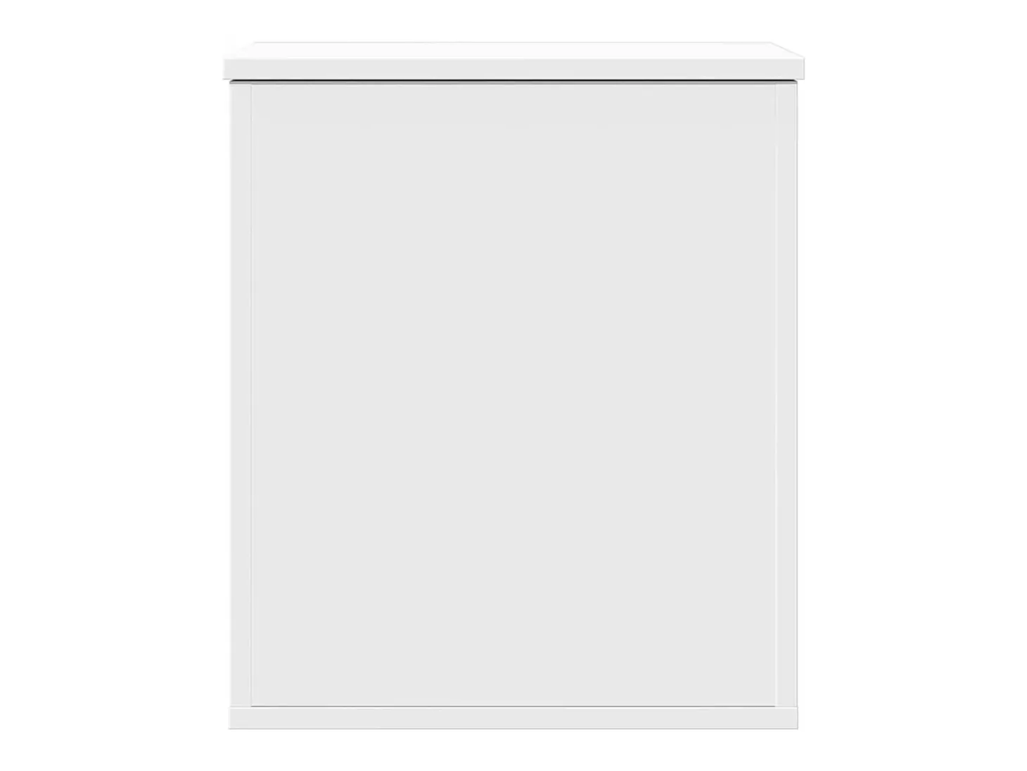 Caixa de arrumação 40x42x46 cm derivados de madeira branco PT725722