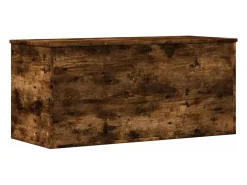 Caixa de arrumação 100x42x46 cm deriv. madeira carvalho fumado PT251608