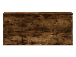 Caixa de arrumação 100x42x46 cm deriv. madeira carvalho fumado PT251608