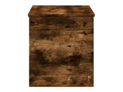 Caixa de arrumação 100x42x46 cm deriv. madeira carvalho fumado PT251608