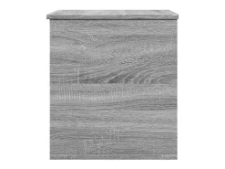 Caixa de arrumação 60x42x46 cm derivados madeira cinza sonoma