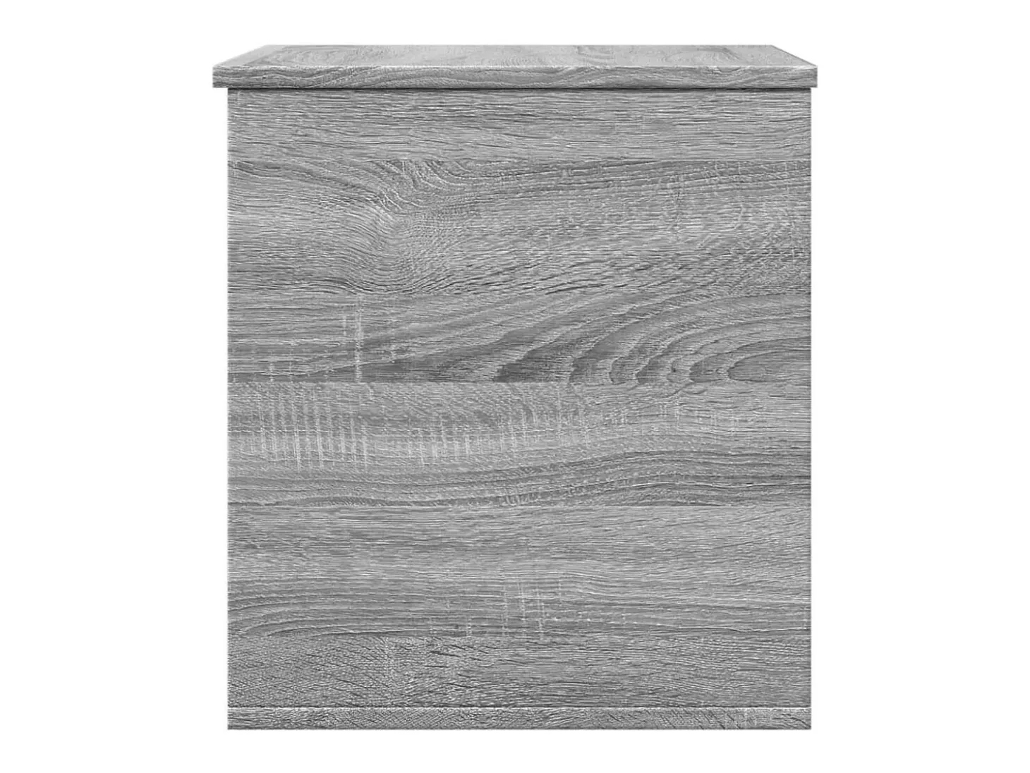 Caixa de arrumação 60x42x46 cm derivados madeira cinza sonoma
