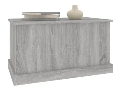Caixa de arrumação 70x40x38 cm derivados madeira cinza sonoma