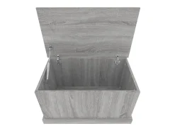 Caixa de arrumação 70x40x38 cm derivados madeira cinza sonoma