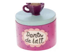 Caixa dentes de leite pack 3 rosa tamanho 7x5x5 cm