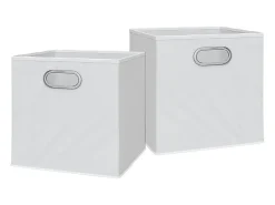 Caixa dobrável branco 30x30x30
