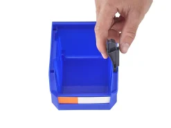 Caixas de Arrumação, SucceBuy, Pacote de 24 Caixas de Arrumação Suspensas Empilháveis, Organizador de Plástico, Azul/Vermelho