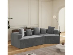 Cama acolchoada para adulto 180 x 1420 cm, sem cabeceira, com faixa LED (monocromática), base com suspensão hidráulica, bege.