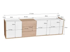 Cama acolchoada para adulto 180 x 353 cm, sem cabeceira, com faixa LED (monocromática), base com suspensão hidráulica, bege.