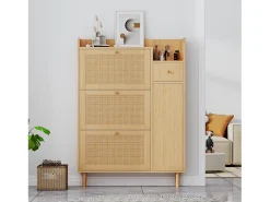 Cama acolchoada para adulto 180 x 396 cm, sem cabeceira, com faixa LED (monocromática), base com suspensão hidráulica, bege.