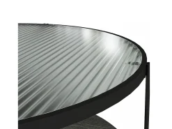 Camilo | Mesa de centro de 60 cm com aspeto de mármore