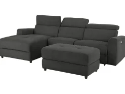 Capena | Sofá Chaise Lounge de 3 lugares Esquerda Eléctrica