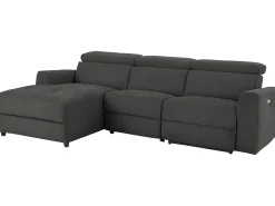 Capena | Sofá Chaise Lounge de 3 lugares Esquerda Eléctrica