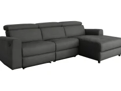 Capena | Sofá Chaise Lounge 3 Lugares R