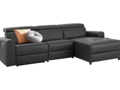 Capena | Sofá Chaise Lounge 3 Lugares Elétrico Direito