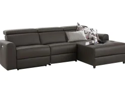 Capena | Sofá Chaise Lounge 3 Lugares Elétrico Direito