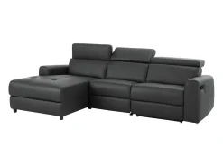 Capena | Sofá com chaise lounge de 3 lugares esquerdo