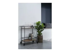 Carrinho Vita, Castanho, 68x40x79 cm, Kendra Home