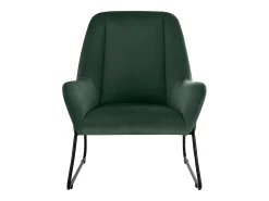 Casero | Poltrona em veludo preto verde
