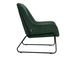 Casero | Poltrona em veludo preto verde