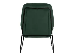 Casero | Poltrona em veludo preto verde