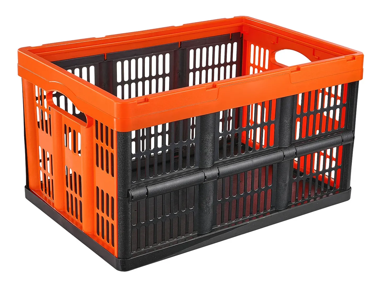 Cestas de Armazenamento SucceBuy Dobráveis, 45 L, Plástico Dobrável, Lote de 3, Empilháveis - Solução Prática para Organizar e Guardar Pertences
