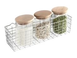 Cesto Multiusos KOALA Metaltex Prateado 33x12x9 cm