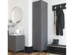 Cómoda com 6 gavetas em MDF azul marinho