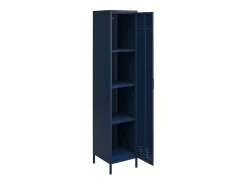 Cómoda com 5 gavetas em MDF cinzento pomba