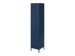 Cómoda com 5 gavetas em MDF cinzento pomba