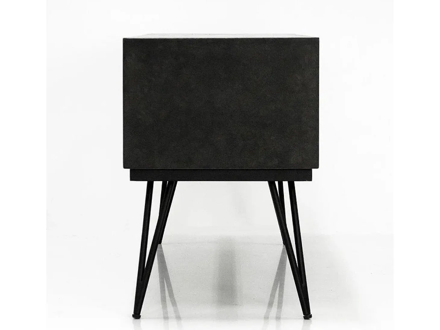 Cómoda 150x55x45 cm preta adesso adesl01