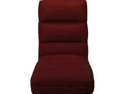 Colchão dobrável couro artificial vermelho tinto PT849913