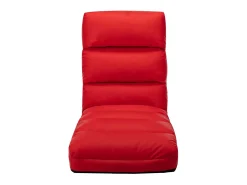 Colchão dobrável couro artificial vermelho PT775163