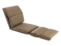 Colchão dobrável microfibra cinzento-acastanhado PT652051