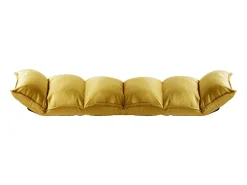 Colchão dobrável tecido amarelo mostarda PT113545