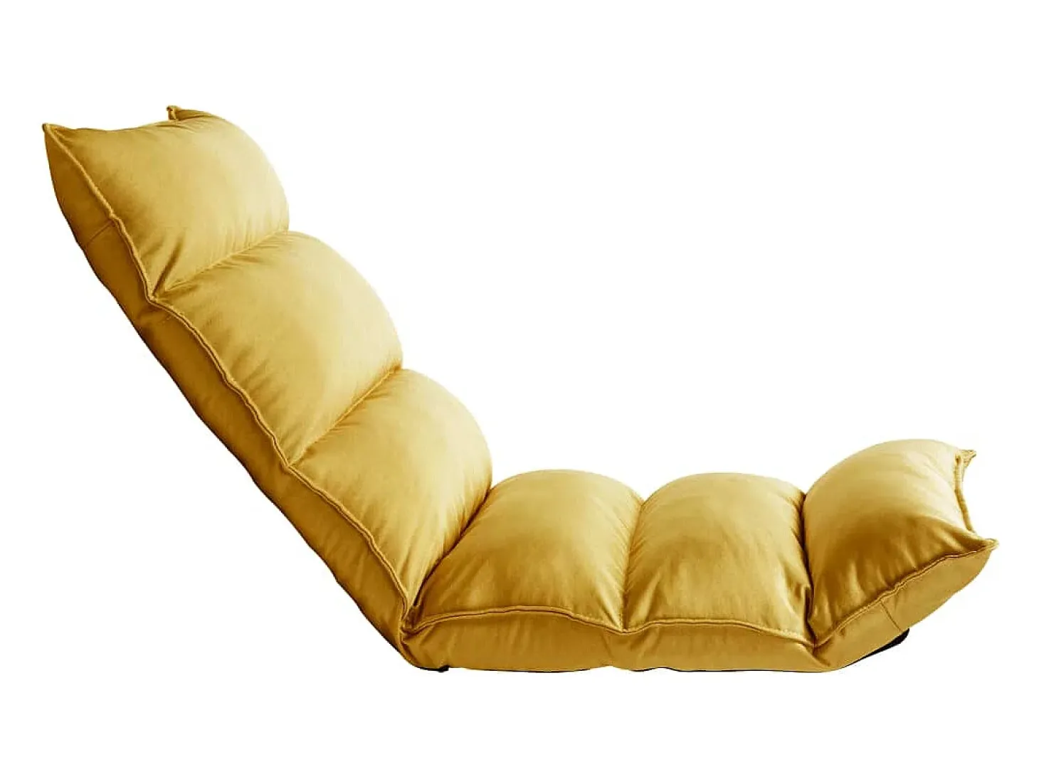 Colchão dobrável tecido amarelo mostarda PT113545