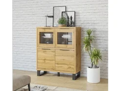 Coleção de aparadores design MILO. Cor de carvalho. Móvel ideal para a sua sala de jantar.