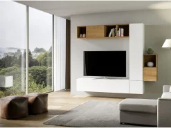 Composição da parede da sala H49 L.254 H.214 P.39.2