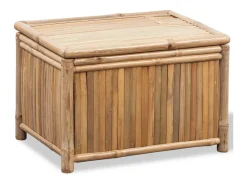 Conjunto 3 caixas de armazenamento de bambu