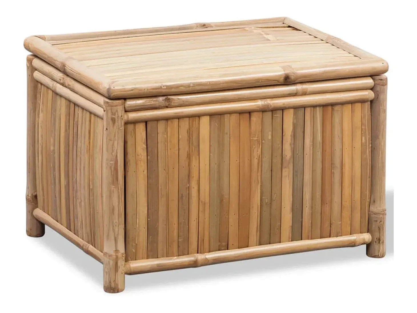 Conjunto 3 caixas de armazenamento de bambu