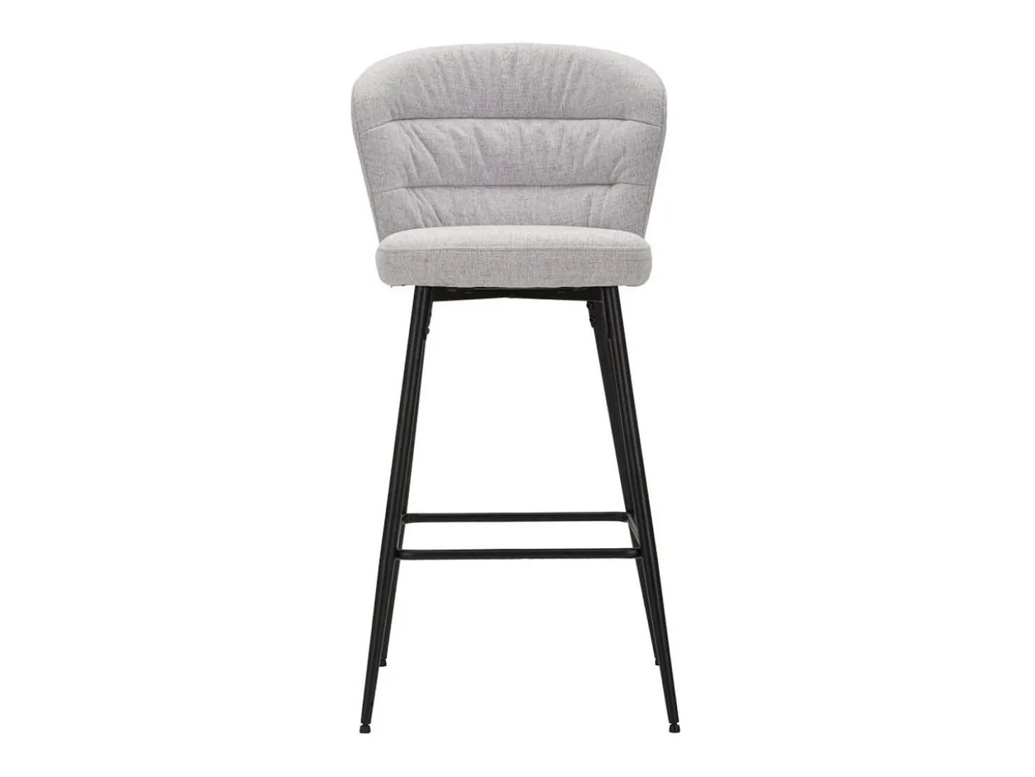Conjunto de 2 Bancos Altos VKH432, Cinzento, 52x59x108 cm, Kendra Home