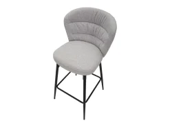 Conjunto de 2 Bancos Altos VKH432, Cinzento, 52x59x108 cm, Kendra Home