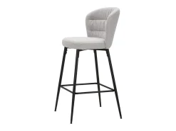 Conjunto de 2 Bancos Altos VKH432, Cinzento, 52x59x108 cm, Kendra Home