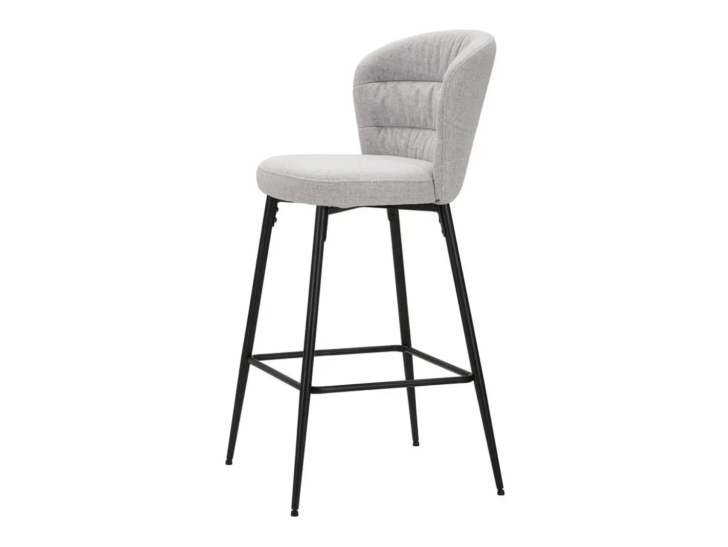 Conjunto de 2 Bancos Altos VKH432, Cinzento, 52x59x108 cm, Kendra Home