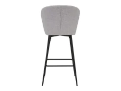 Conjunto de 2 Bancos Altos VKH432, Cinzento, 52x59x108 cm, Kendra Home