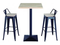 Conjunto de 4 bancos altos Tolix