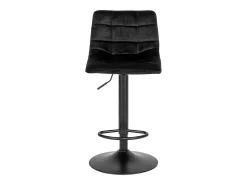 Conjunto de 2 Bancos Altos Middelfart, Preto, 43x43x108 cm, Kendra Home